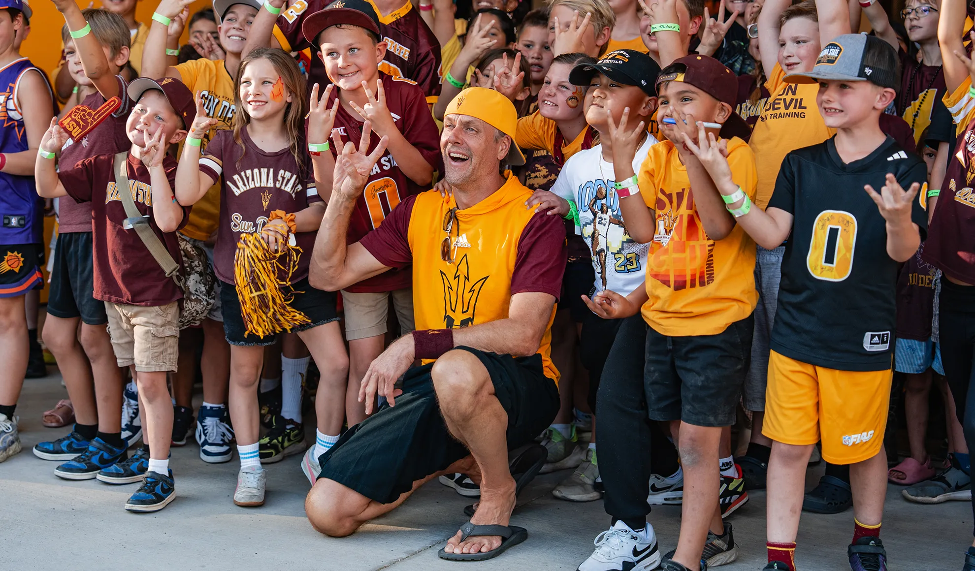 Jake Plummer at Tillman Kids Run Out 