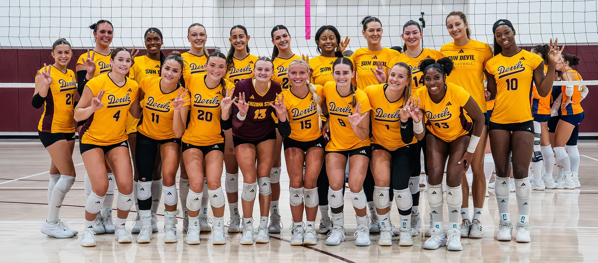 Volleyball team photo