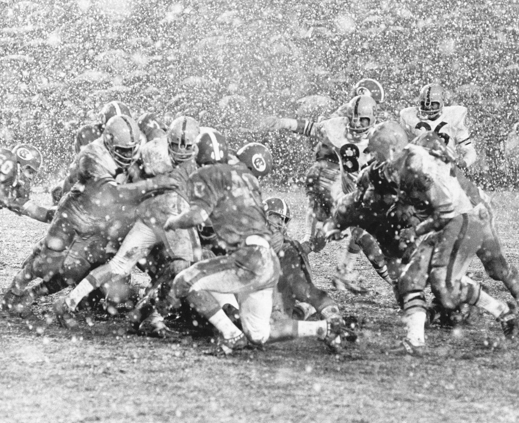 1970 Peach Bowl in snow