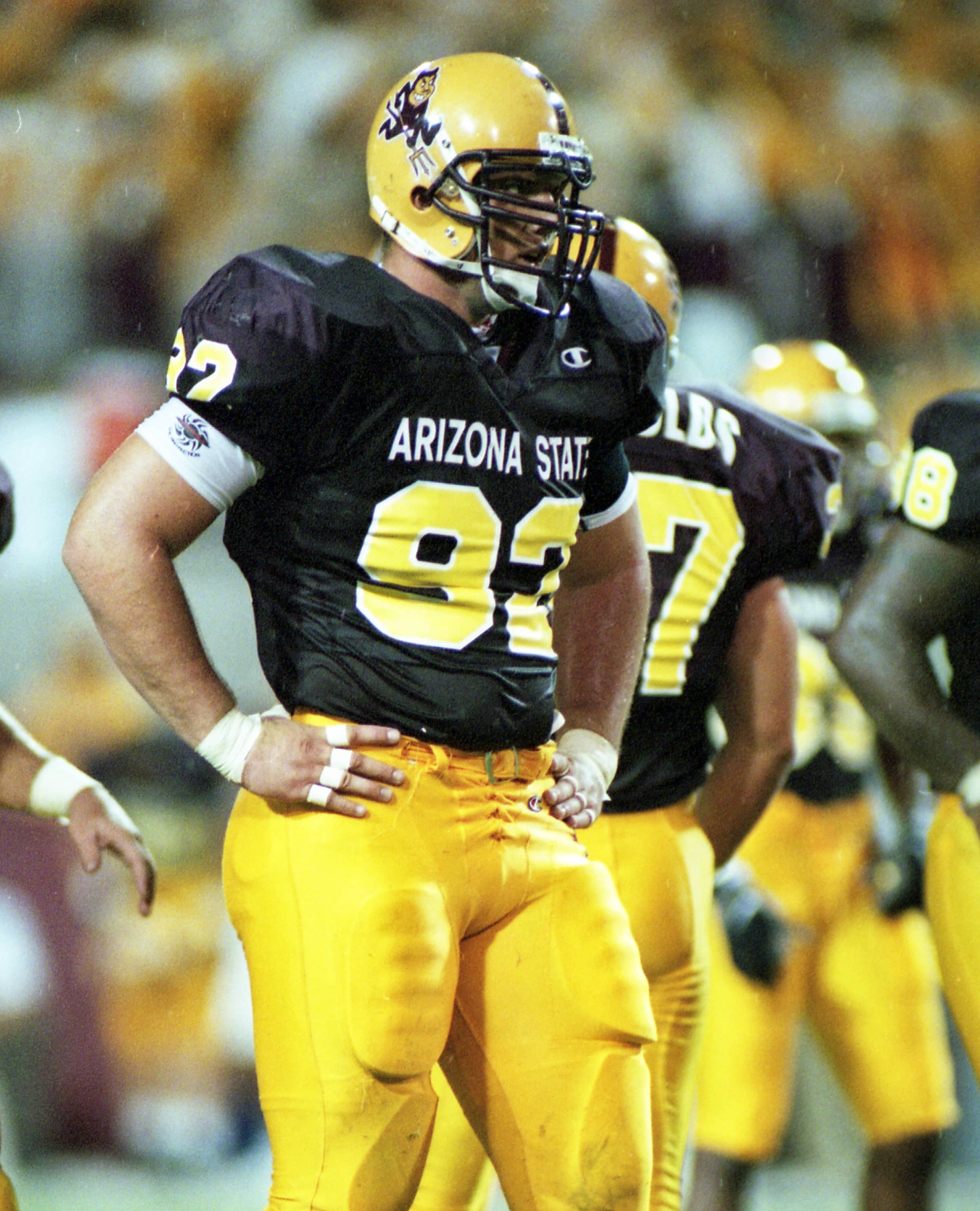 Jeremy Staat with Sun Devil Football