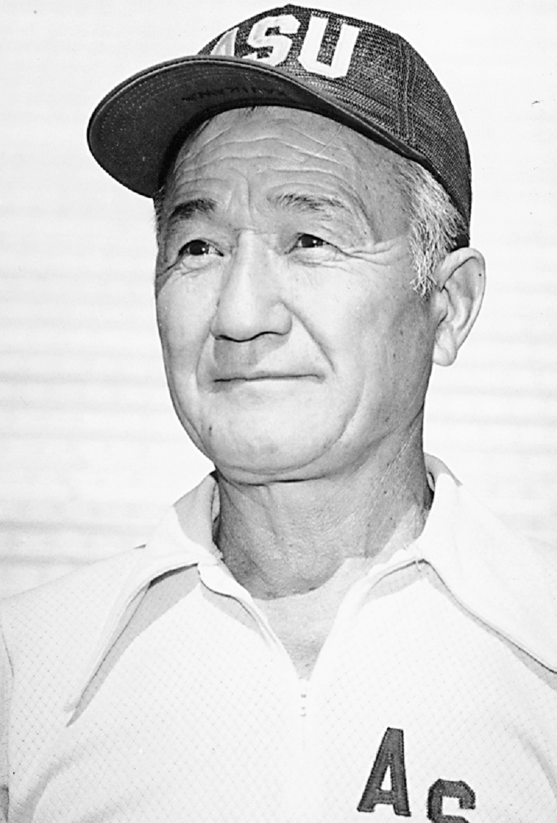 Bill Kajakawa headshot with ASU hat and shirt on